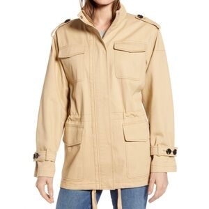 NEW DEREK LAM 10 CROSBY Cotton Field Jacket in Camel